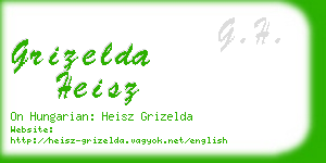 grizelda heisz business card